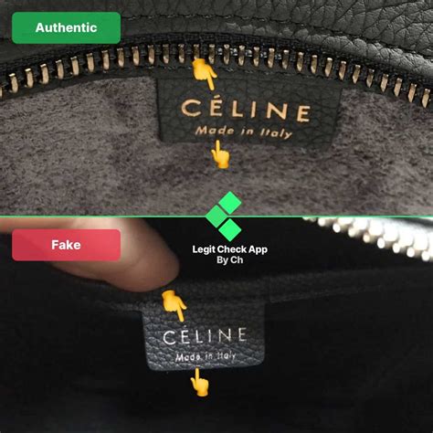 celine triomphe real vs fake|celine bag counterfeit.